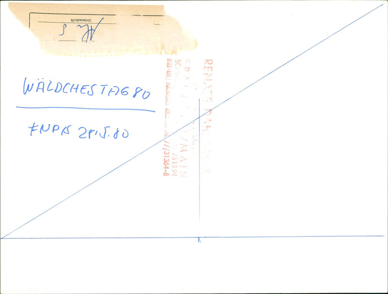 RENATE SCH BAD MARK EDCHESTA SIGNATURE AHR UPIS OUT SEIDY DEL ETAL - Vintage Photograph