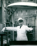 1997 Mercedes-Benz in front of the Basilius Cathedral - Vintage Photograph