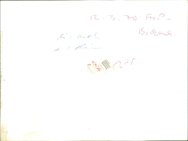 POLICE USING MUSIC AND - Vintage Photograph