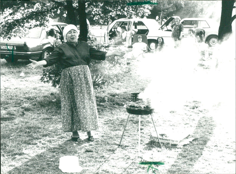 1986 SIEDT FRANKFURT CELEBRATED WITTELSBACHERALLEE HAVE FILM - Vintage Photograph