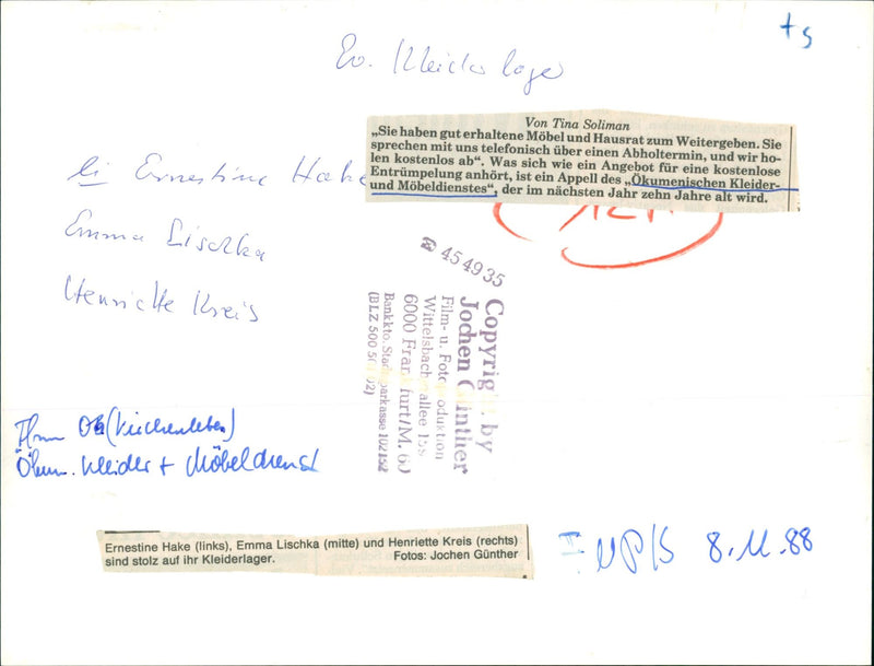 ELENIAN STANDS OKUMENIAN DRESS ANU LISERKA ANICHE FILM - Vintage Photograph