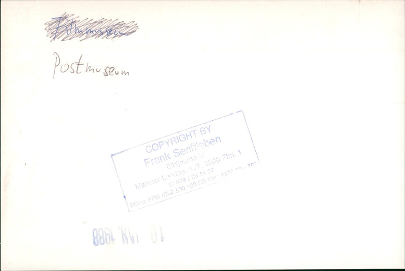 MUSEUMS POSTMUSEUM GEBAU MODELS PGI LANDSIN FIM FRANK BILDJOUMA SENFIEBEN - Vintage Photograph