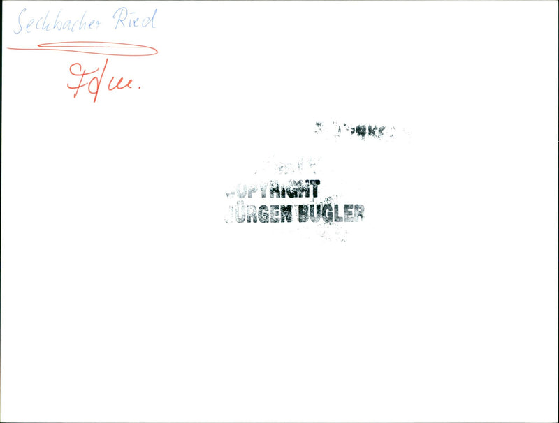 DIFFERENT RIED IDU TURRET PROTECTED AREAS REST - Vintage Photograph