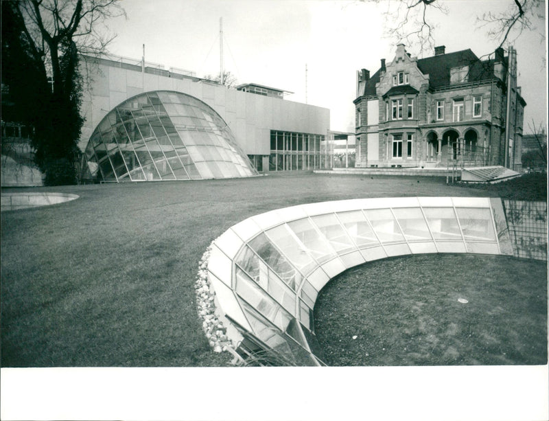 1990 MUSEUMS POSTMUSEUM GEBAU MODELS FUPIS LUN PARTENSEN ARCHIVE FLEN SEE - Vintage Photograph