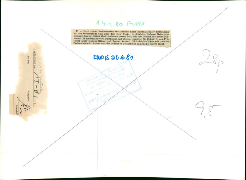 1980 MUSEUMS KUNS SEBAUDE AUER MODELS JURY AWARDED OPEN ROBERT - Vintage Photograph