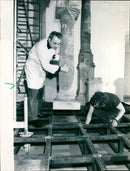 1988 MUSEUMS FRUHGESEN BUILDINGS EXHIBITION AREA FILM MICHAEL - Vintage Photograph