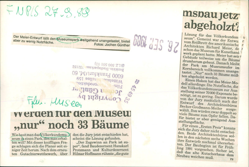 1988 MUSEUMS VOLKERKUNDE BUILDING MODELS LOT HOWEVER PARK PUNO - Vintage Photograph