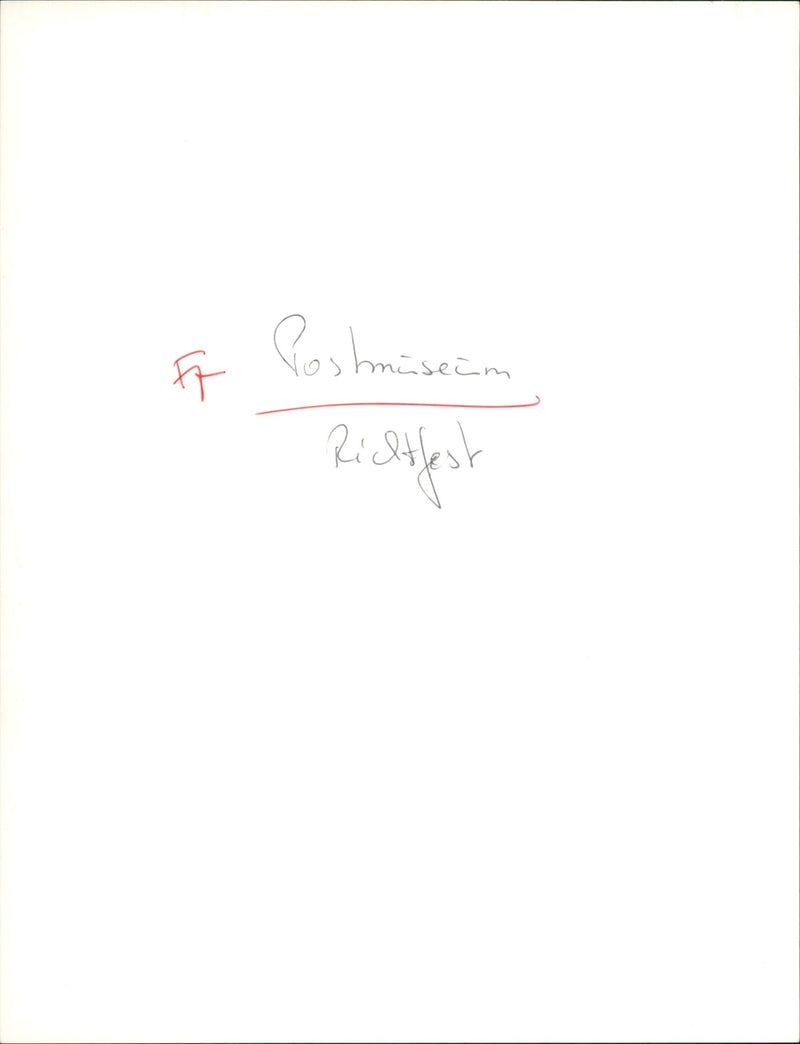 MUSEUMS POSTMUSEUM GEBAU MODELS RIC - Vintage Photograph