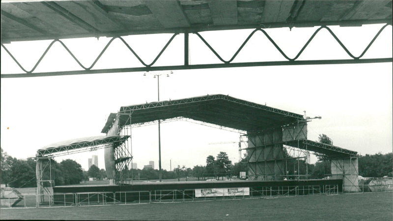 1980 MUSIKFESTIV FUP CONCERT AIR OPEN - Vintage Photograph
