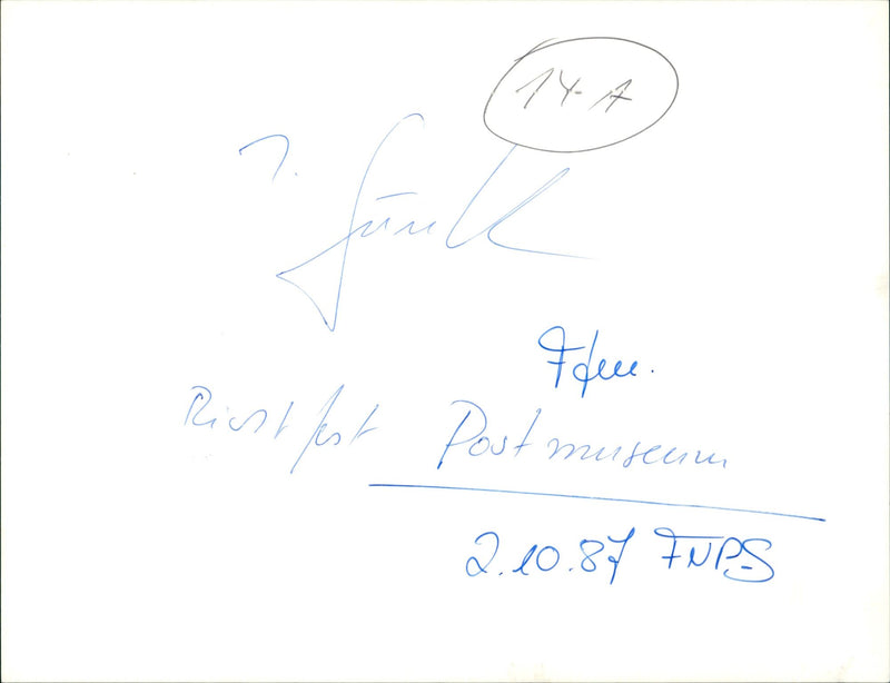 1984 MUSEUMS POSTMUSEUM GEBAU MODELS PUISI BOX FFEE FWPS - Vintage Photograph