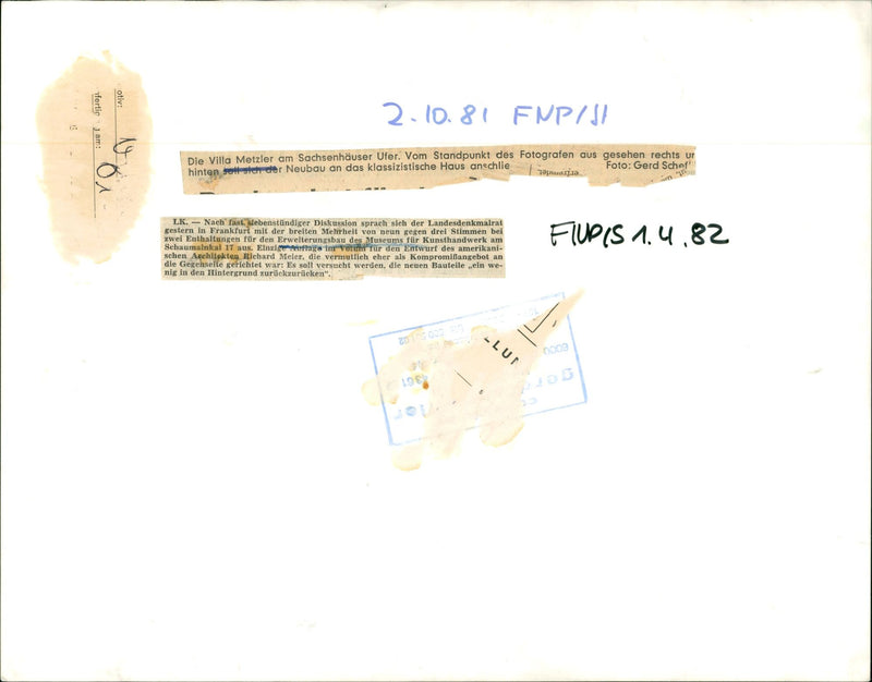 1981 MUSEUMS KUNS SEBAUDE AUER MODELS COUNCIL MONUME OPEN - Vintage Photograph