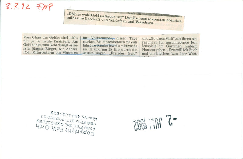 MUSEUMS VOLKERKUNDE BUILDING MODELS KNIRPS PEOPLE INCLUDING - Vintage Photograph