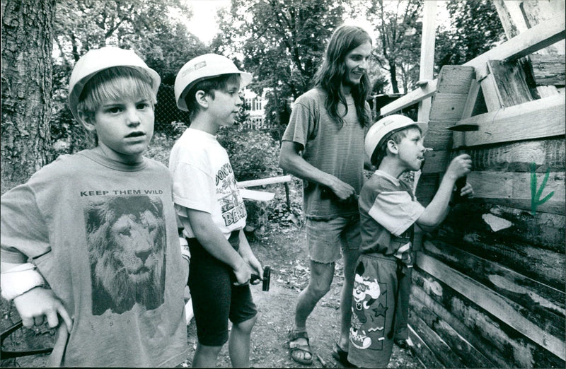 MUSEUMS VOLKERKUNDE BUILDING MODELS KNIRPS PEOPLE INCLUDING - Vintage Photograph