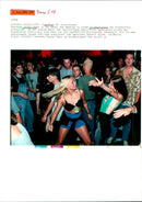 ZUSIK MUSIC PARTY THEATER KATHARINESKICHE JALI THERE FRANKFURT DISKJOCKEY - Vintage Photograph