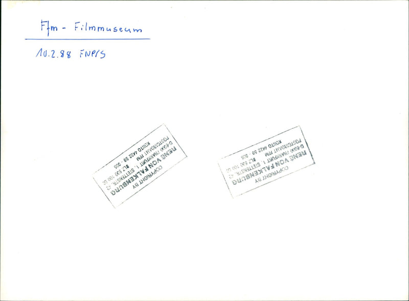 MUSEUMS FILMMUSEUM BUILDING INSIDE HUSSTELLUNGEN LATE - Vintage Photograph