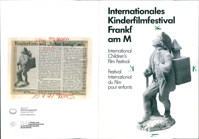 1991 MUSEUMS TILMMUSEUM BUILDINGS INSIDE EXHIBITIONS FESTIVAL INTERNATIONAL FILM - Vintage Photograph