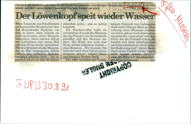 1909 MUSEUMS LIEBIEG BUILDINGS AUEN MODELS FIGURES SCULPTURE CAFE - Vintage Photograph