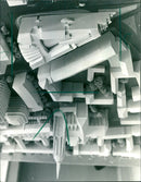 1987 MUSEUMS MODERN KUNS BUILDINGS MODELS KAUST TRIEDBERGER TUPS PLANN - Vintage Photograph