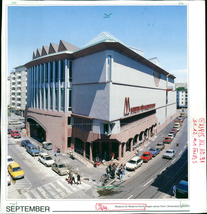 1991 MUSEUMS MODERN KUNS BUILDINGS MODELS - Vintage Photograph
