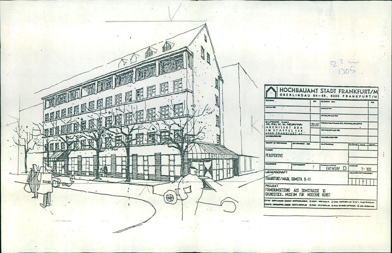 1987 MUSEUMS MODERN KUNS BUILDINGS MODELS BOSS YESTERDAY NUNNERY ITS - Vintage Photograph