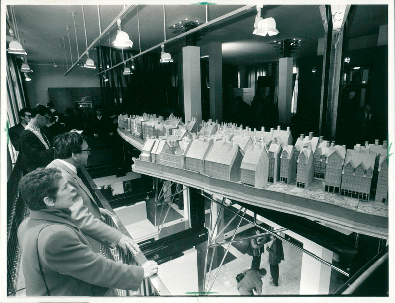 MUSEUMS MULLISCHES JEUDEN MODEL OF JUDENGASSE CENTERED - Vintage Photograph