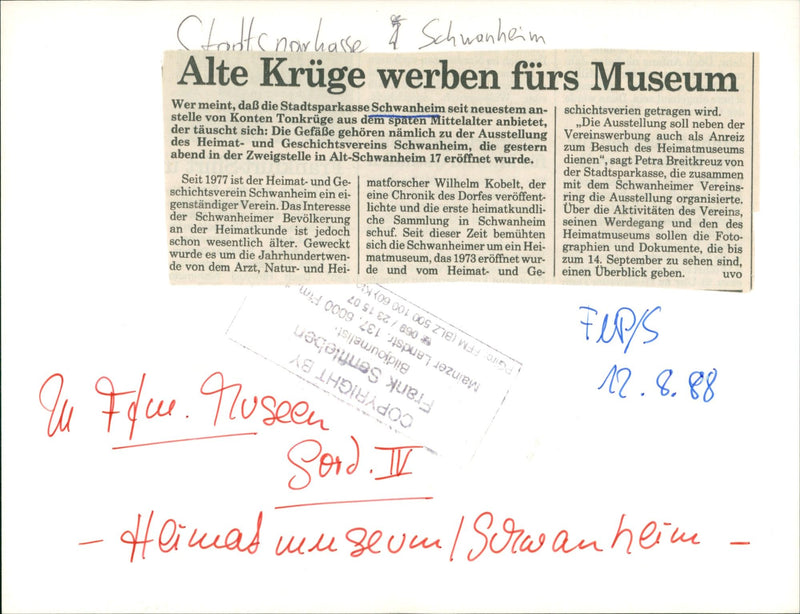 1977 ZUSEEN IMATMUSEUM AGEN ENKHEIM BONAMES SCHWANHE MUSIC - Vintage Photograph