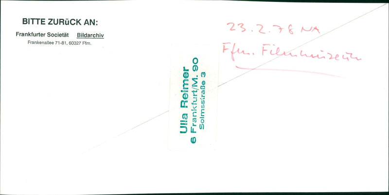 MUSEUMS FILMMUSEUM BUILDING INSIDE HUSSTELLUNGEN LATERNA NAGI - Vintage Photograph