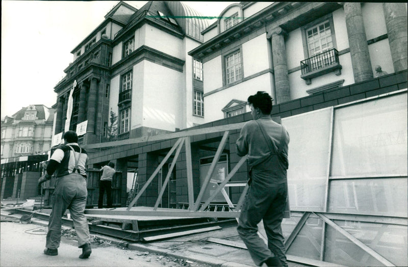 1998 MUSEUMS ARCHITECTURE BUILDING MODELS VIKE EXTRA MAPP HITEHTURMUSEUM FUP - Vintage Photograph