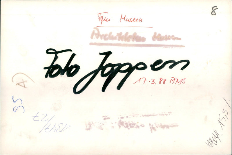 MUSEUMS ARCHITECTURE BUILDING MODELS VIKE EXTRA MAPP PRELENTLESS MASSES - Vintage Photograph