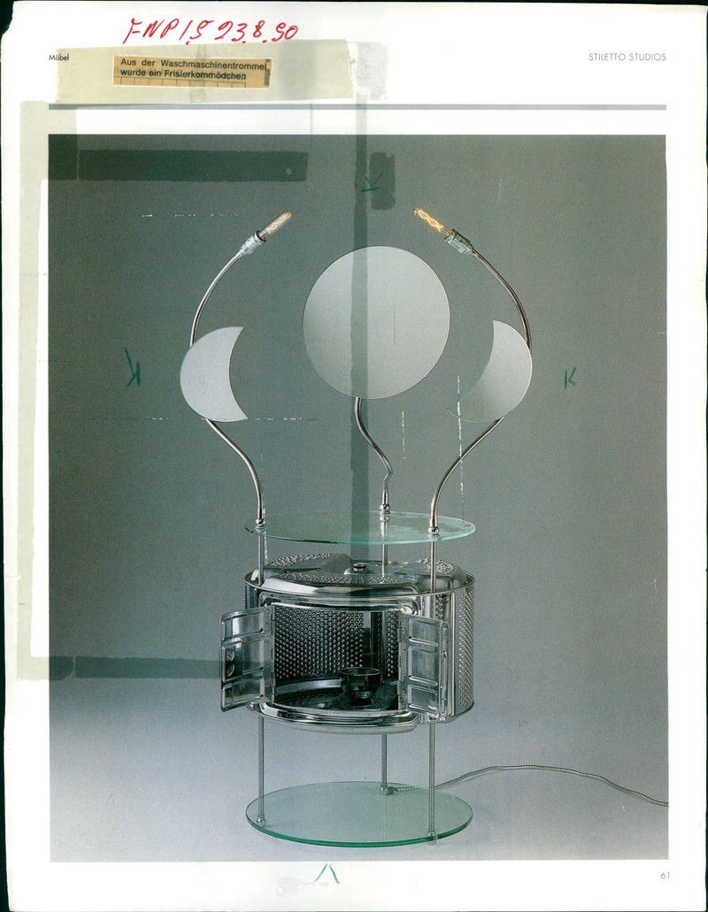 1957 MUSEUMS KUNSTH BUILDINGS INSIDE HOUSING CASE EXTERNAL PETER MODEL - Vintage Photograph