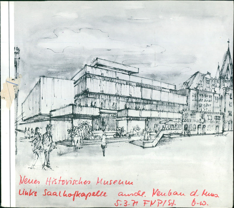 1908 ZUSEEN HISTO REBAUDE QUARTER FRANKFURT SUNDIAL CLEO FILM - Vintage Photograph