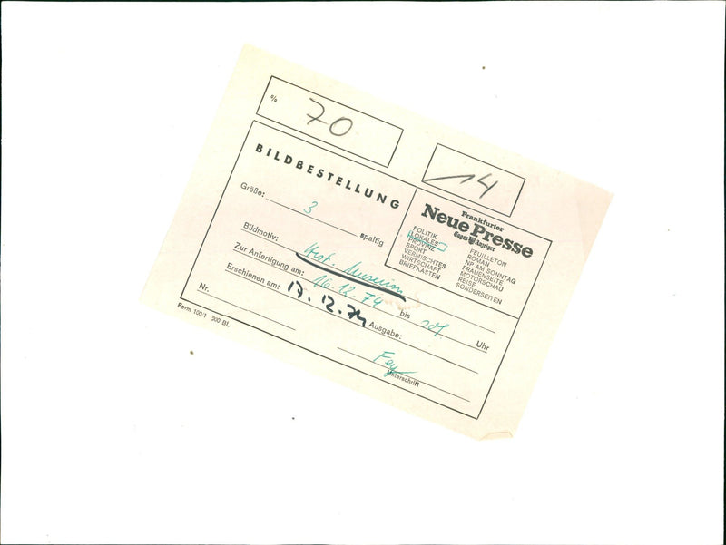 ZUSEEN HISTO REBAUDE FRANKFURTER FRAM ZUR SIGNATURE SOM AGRIGER EFKASTA MUU - Vintage Photograph