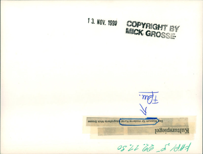 1990 MUSEUMS MODERN KUNS BUILDINGS MODELS PHOTOGRAPHED - Vintage Photograph