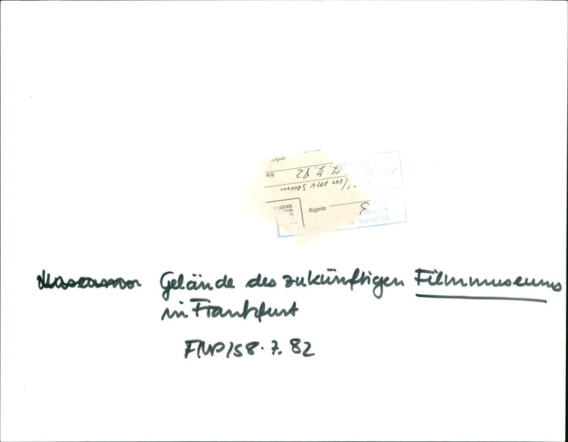 MUSEUMS FILMMUSEUM BANDS AUEN DELL COURSE CINEMA FFWKIN FILM MUSIC FRANK - Vintage Photograph