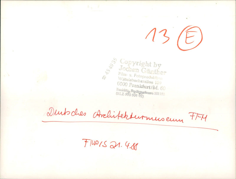 1980 MUSEUMS ARCHITECTURE BUILDING MODELS VIKE EXTRA MAPP FILM - Vintage Photograph