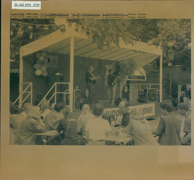 1999 LUSIC MUSIC LOCATION THERE FNP IRISH FOLK ROMURPHYS IRIS FESTIVAL - Vintage Photograph