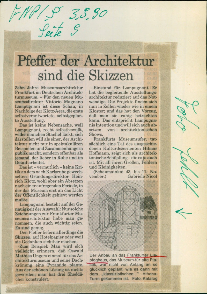 MUSEUMS LIEBIEG BUILDINGS AUEN MODELS FIGURES SCULPTURE OSWALD - Vintage Photograph