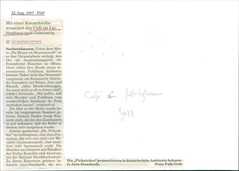 MUSEUMS LIEBIEG BUILDINGS AUEN MODELS FIGURES SCULPTURE CAF JAZZ - Vintage Photograph