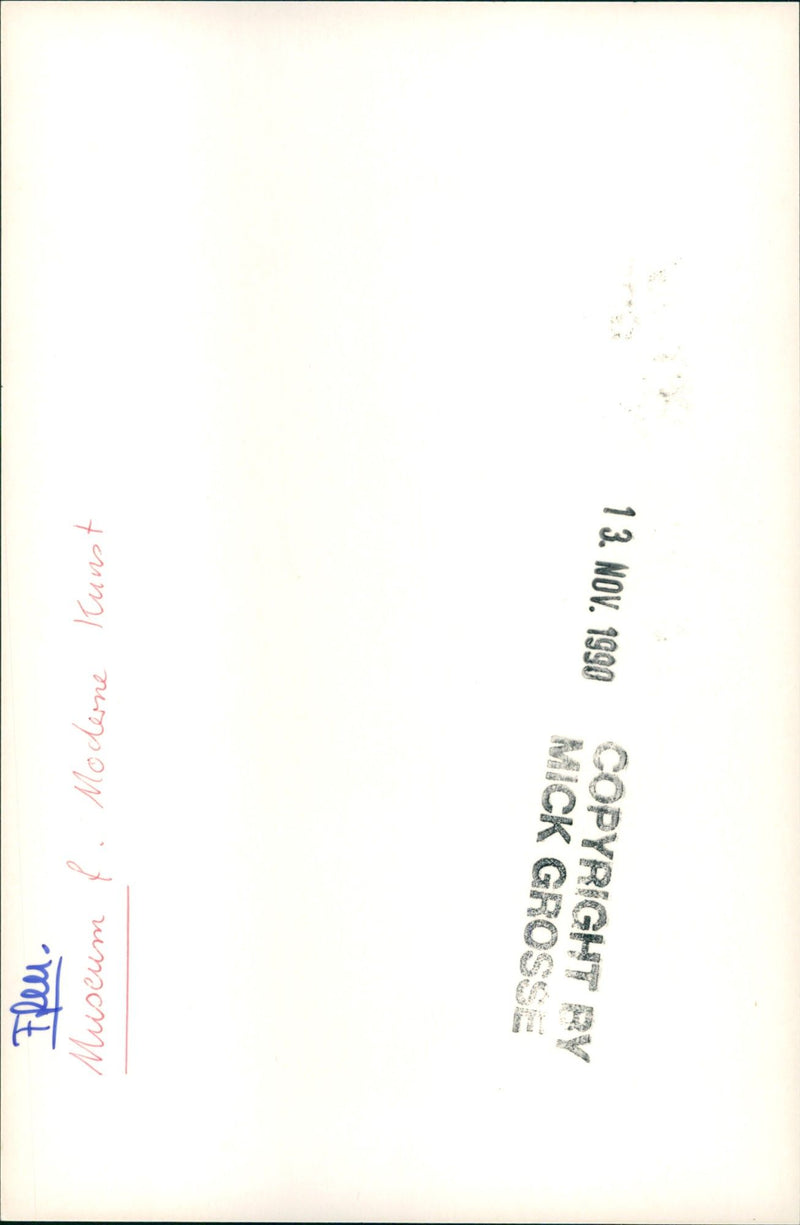 1990 MUSEUMS MODERN KUNS BUILDINGS MODELS GROSSO FREU MICK - Vintage Photograph