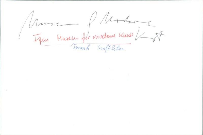 MUSEUMS MODERN KUNS BUILDINGS MODELS FUR MODERNE LEBEN SKUFT TOM - Vintage Photograph