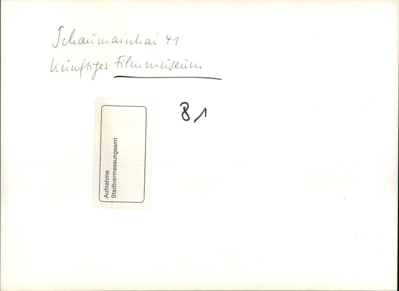 MUSEUMS FILM MUSEUM BANDS AUEN DELL COURSE CINEMA FFWKIN SCHANIMANCHAS FUTUR - Vintage Photograph