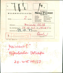 1975 XPLOSIONEU OFFENBACH DELHAFEN MAINTANK DEULU PUBLISHED DISPLAY POLIT - Vintage Photograph