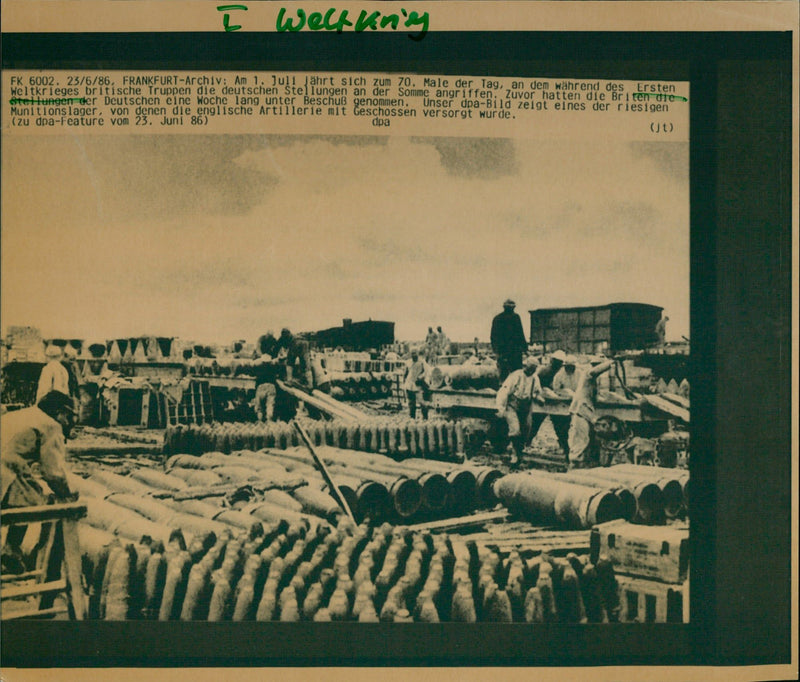 1986 LTKRIEG VERCHO ANNIVERSARY DAY WHICH DURING - Vintage Photograph