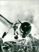 1945 LTKRIEGT PACIFIC AFTER SECOND ATOMIC BOMB DROP OVER JAPAN CAPITULATES - Vintage Photograph