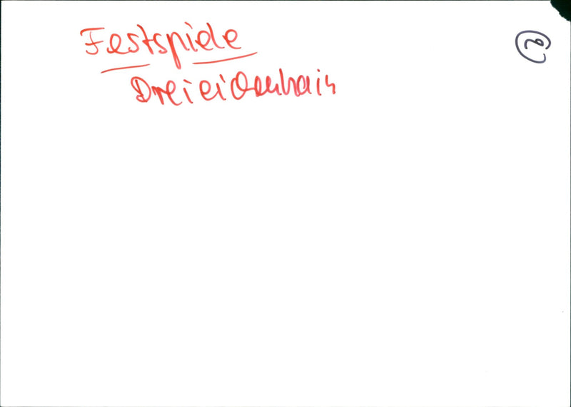 PLAYING DREIEICHENBA DREIEICH FILM FESTIVAL HELD DREIEICHENBAAR GERMA - Vintage Photograph