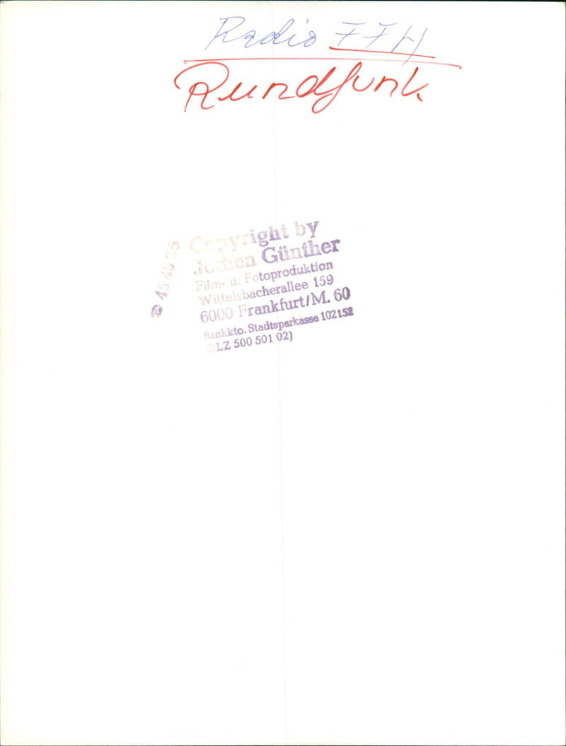 TUUK SENDER HITS VERANSL MAREN RENDERS HACKBART DIANA HARTMA SABINE RIE FILM - Vintage Photograph