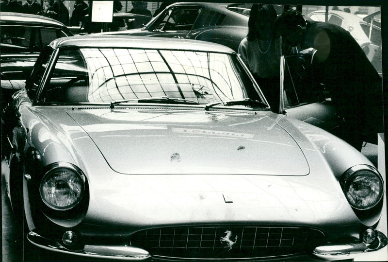 RESIDENTIAL AUTOMOBILE EXHIBITION FRANKFURT PICTURES FERRAR SUPERFAST - Vintage Photograph