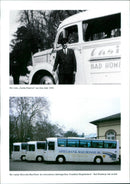 1950 BANKS HOMBE CASINO MERCEDES BUS FLEET FREE FEEDER LINE FRANKFURT - Vintage Photograph