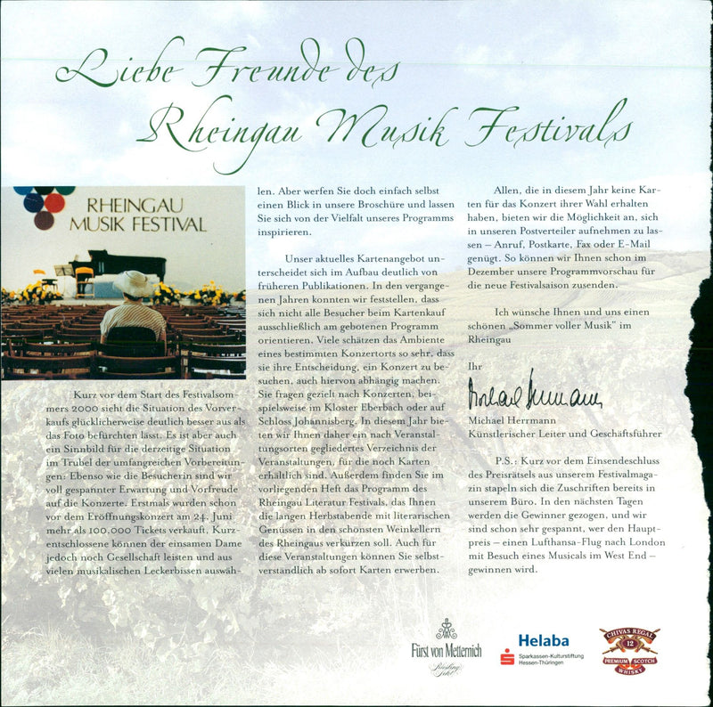 MUSIC RACINGAN MUSIC FESTIVAL LEN STIVARS ZAU MUS MICHAEL - Vintage Photograph