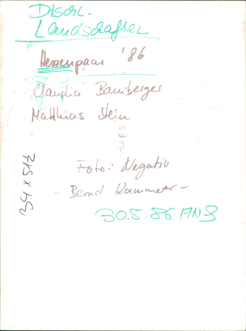 1986 DSCH HESSEN WOOL TAUNUS KREIS DISCHL LANDSCAPES CLAUPLIA INNKEE - Vintage Photograph